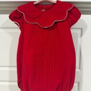 Charming Red Kids romper
